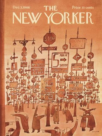 The New Yorker Cover - December 3, 1966