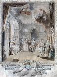 Feast at Louveciennes, 1771-Jean-Michel Moreau-Giclee Print