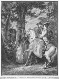 The Meeting at the Bois De Boulogne, Engraved by Heinrich Guttenberg-Jean Michel Moreau The Younger-Giclee Print