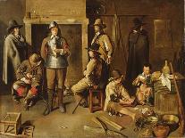 Soldiers at Rest in an Inn-Jean Michelin-Giclee Print