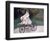 Jean Monet on a Mechanical Horse, 1872-Claude Monet-Framed Giclee Print