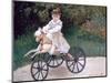 Jean Monet on a Mechanical Horse, 1872-Claude Monet-Mounted Giclee Print