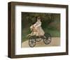 Jean Monet on his Hobby Horse, 1872-Claude Monet-Framed Art Print