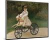 Jean Monet on his Hobby Horse, 1872-Claude Monet-Mounted Art Print