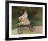 Jean Monet on his Hobby Horse, 1872-Claude Monet-Framed Art Print