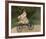 Jean Monet on his Hobby Horse, 1872-Claude Monet-Framed Art Print