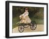 Jean Monet on his Hobby Horse, 1872-Claude Monet-Framed Premium Giclee Print