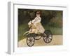 Jean Monet on his Hobby Horse, 1872-Claude Monet-Framed Premium Giclee Print