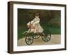 Jean Monet on His Hobby Horse, 1872-Claude Monet-Framed Giclee Print