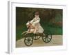 Jean Monet on His Hobby Horse, 1872-Claude Monet-Framed Giclee Print