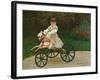 Jean Monet on His Hobby Horse, 1872-Claude Monet-Framed Giclee Print