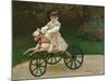 Jean Monet on His Hobby Horse, 1872-Claude Monet-Mounted Giclee Print