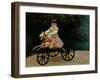 Jean Monet on His Hobby Horse, 1872-Claude Monet-Framed Giclee Print