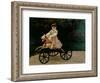 Jean Monet on His Hobby Horse, 1872-Claude Monet-Framed Giclee Print