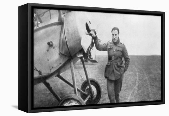 Jean Navarre, French Pilot, 1916-null-Framed Stretched Canvas