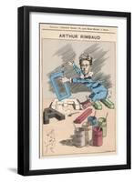 Jean-Nicolas-Arthur Rimbaud-null-Framed Art Print