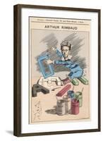 Jean-Nicolas-Arthur Rimbaud-null-Framed Art Print