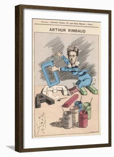 Jean-Nicolas-Arthur Rimbaud-null-Framed Art Print