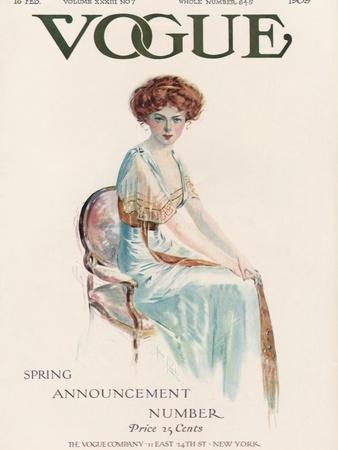 Vogue Cover - February 1909
