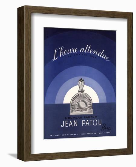 Jean Patou L'Heure Attendue, USA, 1930-null-Framed Giclee Print