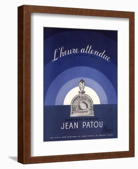 Jean Patou L'Heure Attendue, USA, 1930-null-Framed Giclee Print