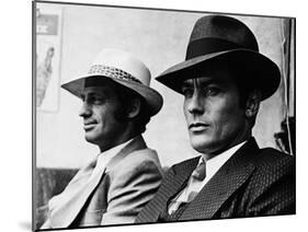 Jean-Paul Belmondo, Alain Delon, Borsalino, 1970-null-Mounted Photographic Print