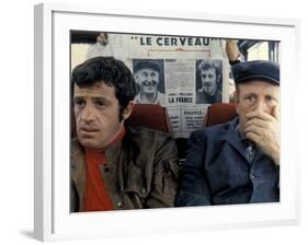 Jean-Paul Belmondo and Bourvil: Le Cerveau, 1969-Marcel Dole-Framed Photographic Print