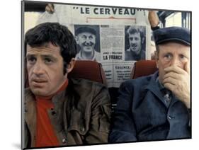 Jean-Paul Belmondo and Bourvil: Le Cerveau, 1969-Marcel Dole-Mounted Photographic Print