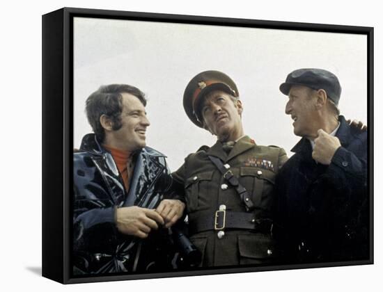 Jean-Paul Belmondo, Bourvil and David Niven: Le Cerveau, 1969-Marcel Dole-Framed Stretched Canvas