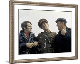 Jean-Paul Belmondo, Bourvil and David Niven: Le Cerveau, 1969-Marcel Dole-Framed Photographic Print