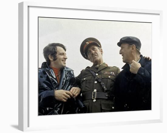 Jean-Paul Belmondo, Bourvil and David Niven: Le Cerveau, 1969-Marcel Dole-Framed Photographic Print