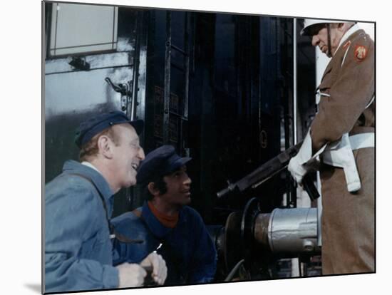 Jean-Paul Belmondo, Bourvil and Robert Dalban: Le Cerveau, 1969-Marcel Dole-Mounted Photographic Print