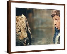 Jean-Paul Belmondo: Le Cerveau, 1969-Marcel Dole-Framed Photographic Print