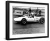 Jean-Paul Getty, American Industrialist and Art Collector Training on His Lotus February 6, 1962-null-Framed Photo