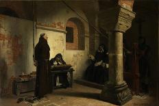 Bernard Délicieux before the Inquisition Tribunal, Ca 1881-Jean-Paul Laurens-Giclee Print