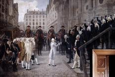 Louis VI of France granting the citizens of Paris their first charter, 12th century (c1858-1921)-Jean-Paul Laurens-Giclee Print