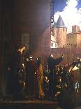 The Siege of Carcassonne, 1209 (C1858-192)-Jean-Paul Laurens-Giclee Print