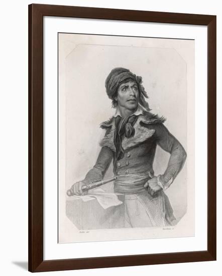 Jean-Paul Marat, French Revolutionary-null-Framed Art Print