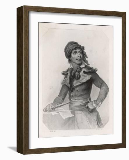 Jean-Paul Marat, French Revolutionary-null-Framed Art Print