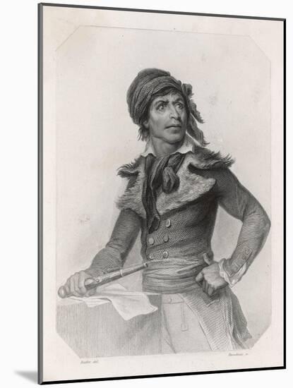 Jean-Paul Marat, French Revolutionary-null-Mounted Art Print