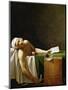 Jean Paul Marat, politician and publicist, dead in his bathtub, assassinated in 1793.-Jacques Louis David-Mounted Giclee Print