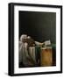 Jean Paul Marat, Politician, Dead in His Bathtub, Assassinated by Charlotte Corday, 1792-Jacques-Louis David-Framed Giclee Print