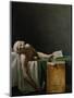 Jean Paul Marat, Politician, Dead in His Bathtub, Assassinated by Charlotte Corday, 1792-Jacques-Louis David-Mounted Giclee Print