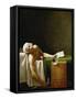 Jean Paul Marat, Politician, Dead in His Bathtub, Assassinated by Charlotte Corday in 1793-Jacques-Louis David-Framed Stretched Canvas
