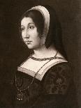 Unknown Woman, Formerly known as Margaret Tudor, C1520-Jean Perréal-Mounted Giclee Print