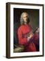 Jean-Philippe Rameau (1683-1764) with a Violin-Jacques Andre Joseph Aved-Framed Giclee Print