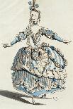 Sketch of Stage Costume of Mademoiselle Allard in Fetes Lyriques, Ballet with Music-Jean-Philippe Rameau-Giclee Print