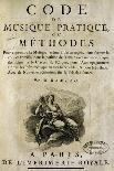 Title Page of Code of Music Practice-Jean-Philippe Rameau-Giclee Print