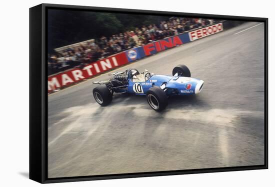 Jean-Pierre Beltoise Driving a Matra, Belgian Grand Prix, Spa-Francorchamps, 1968-null-Framed Stretched Canvas