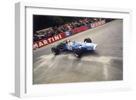 Jean-Pierre Beltoise Driving a Matra, Belgian Grand Prix, Spa-Francorchamps, 1968-null-Framed Photographic Print